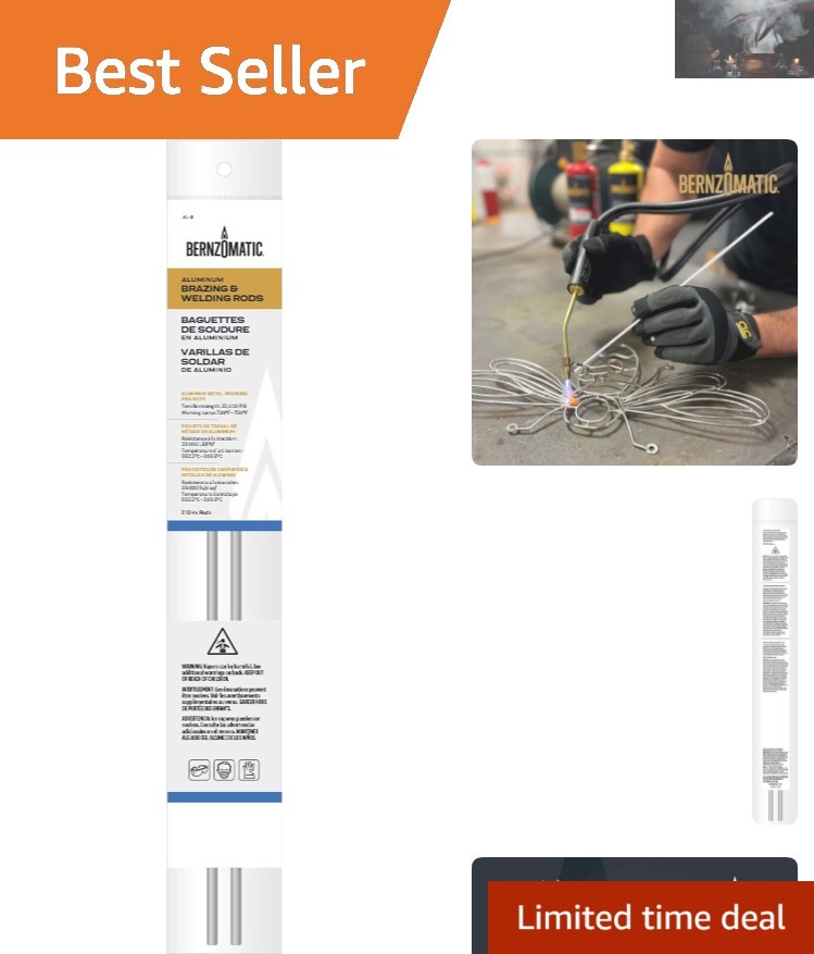 2-Piece Aluminum Welding Rods Set – Perfect for High-Temperature Applications