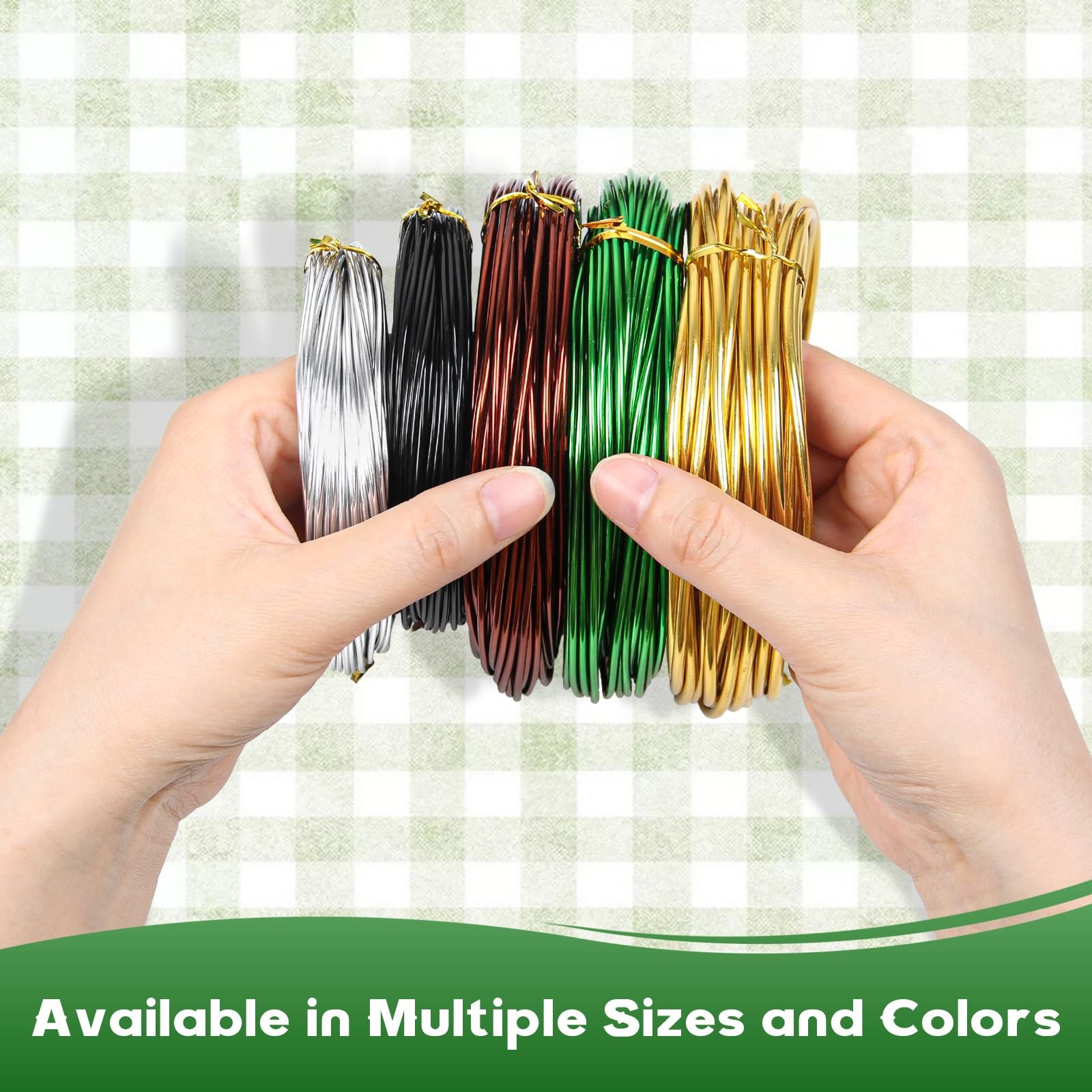50 ft Silver Color Aluminum Craft Wire, 12 Gauge 2mm 12 Gauge, 50 ft,