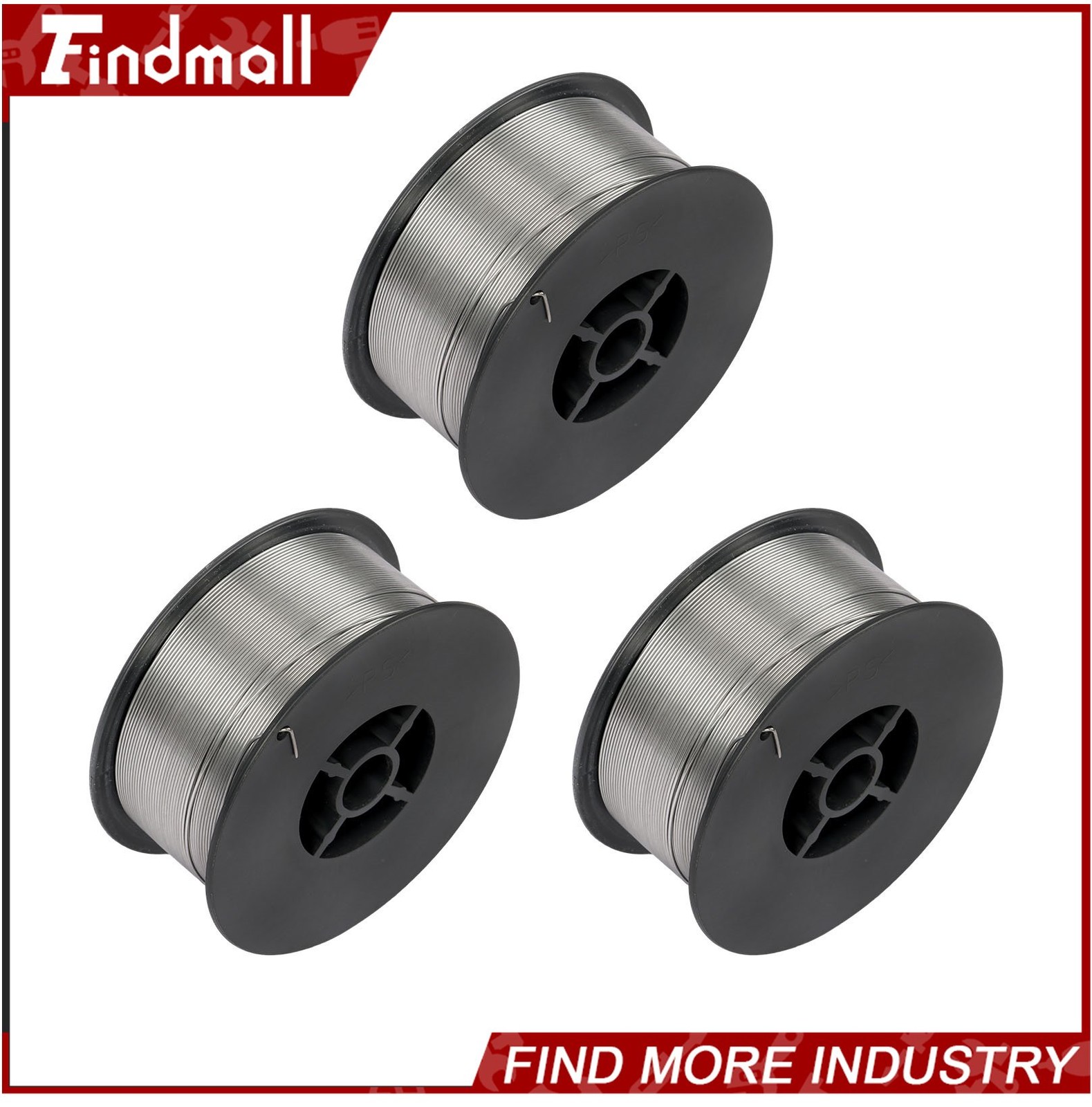 Findmall 3 Pack 2-Lb Spools E71T-GS .035 Inch (0.9 mm) Flux Core Welding Wire