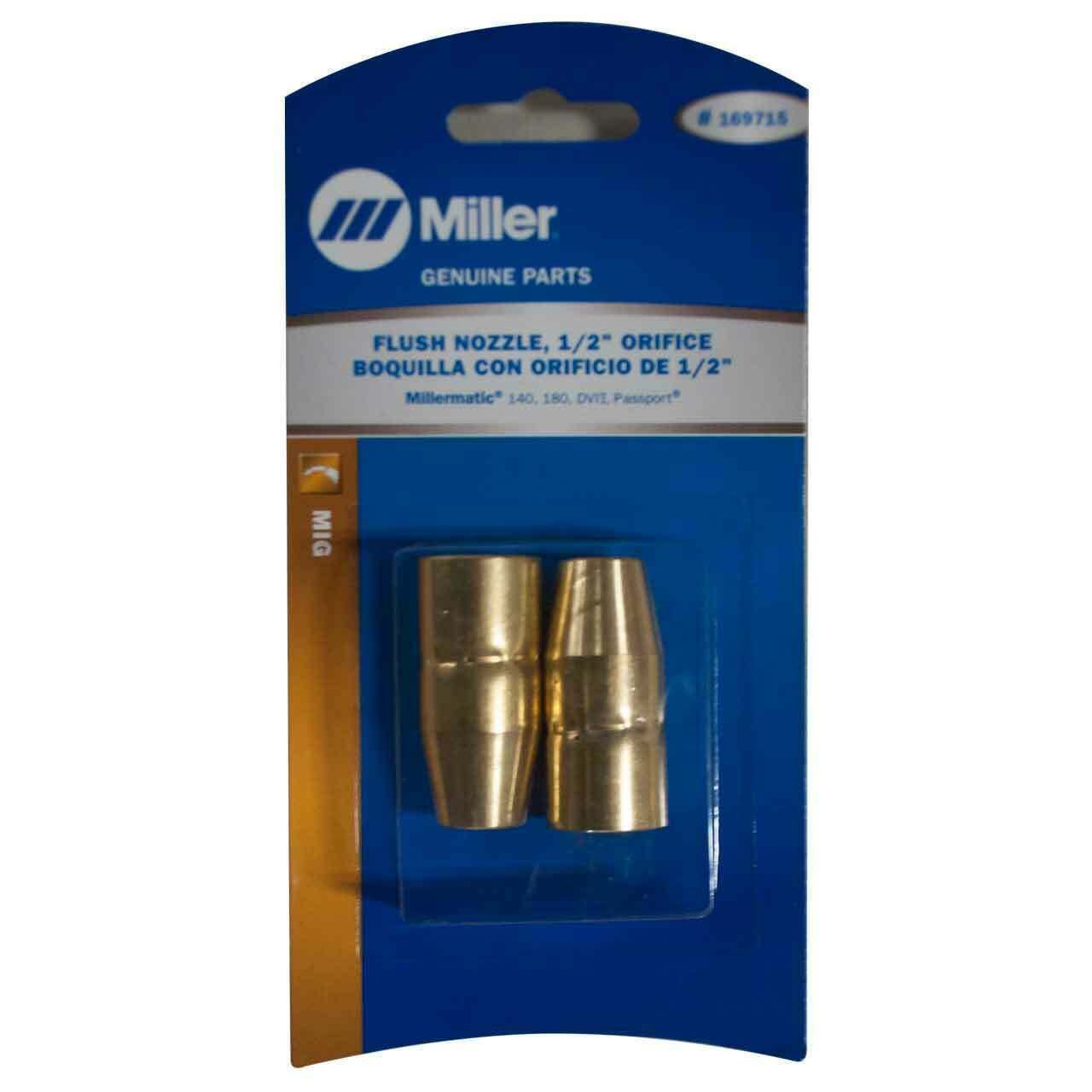 Miller Mig Nozzle for M-10/15 Gun 169715 Pack of 2