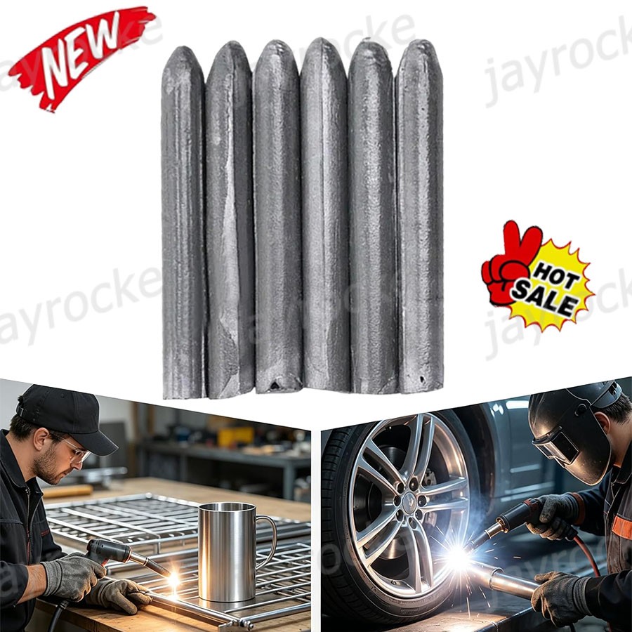 Low Temperature Welding Rods Aluminum Magic Flux Cored Brazing Wire 6pcs US