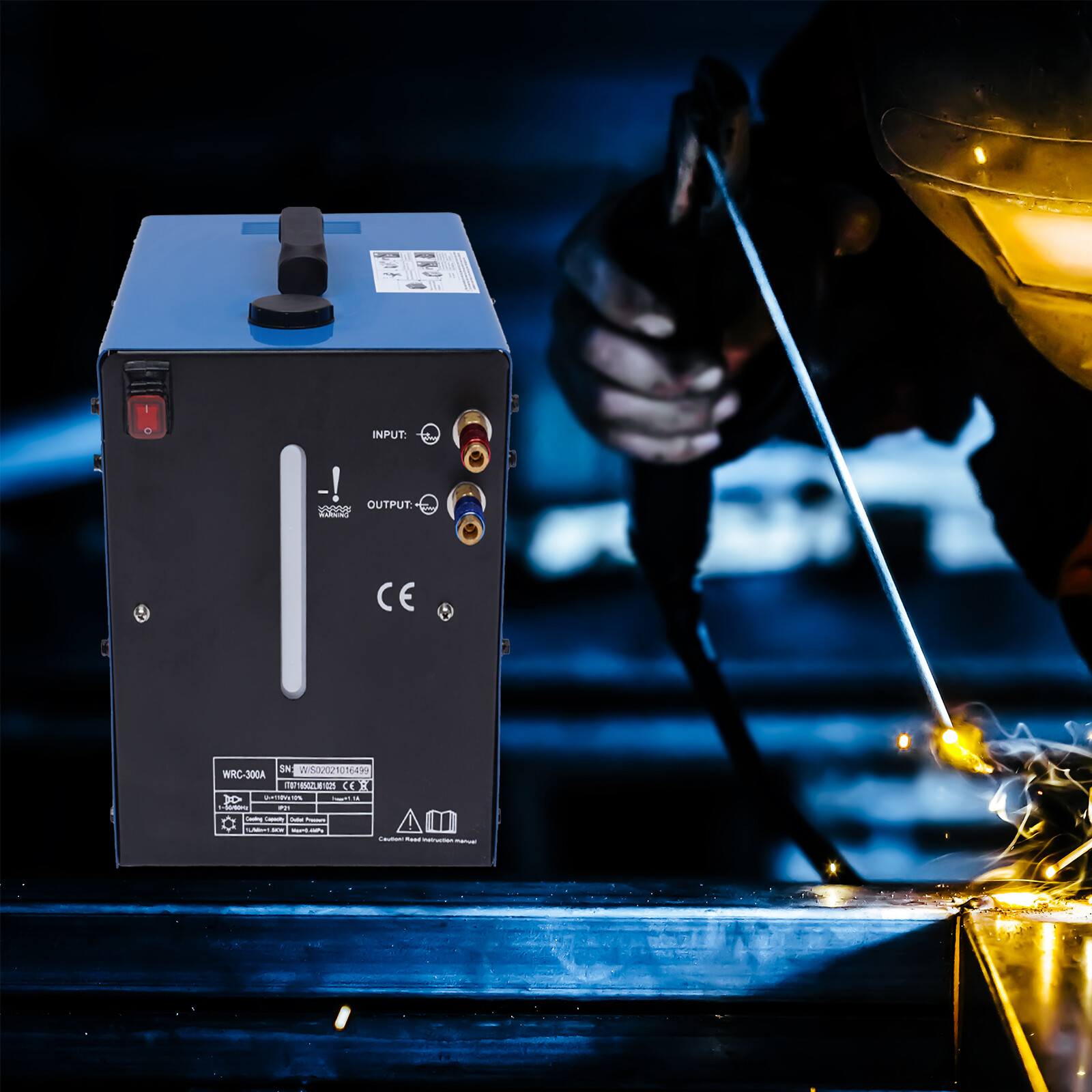 TIG Welder Water Cooler TIG Welder Torch Cooling System WRC-300A 110V 60 Hz USA