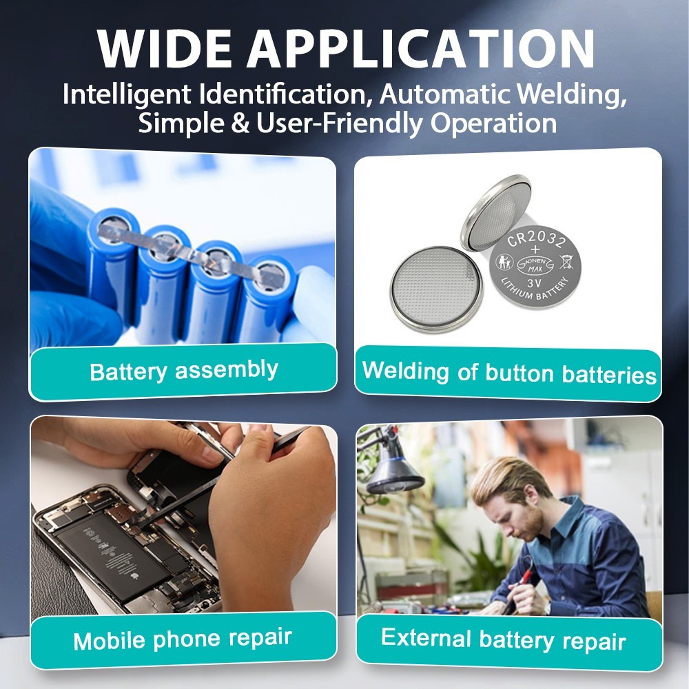Battery Spot Welder Mini Portable Spot Welding Machine for Welding Nickel Strips