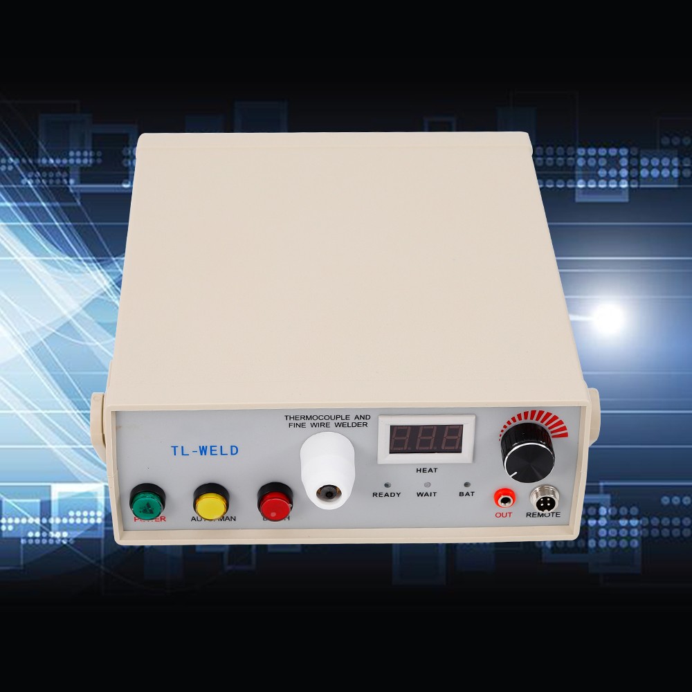 Desktop Thermocouple Welder 100w Spot Welder With US Plug Foot Pedal Argon Mode