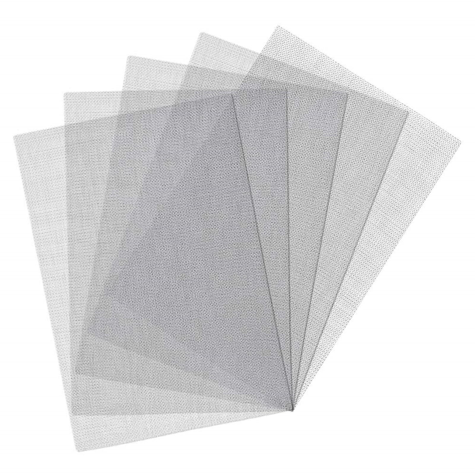 5 Pcs Welding Mesh Reinforcing Stainless Steel Wire Screen for Silver