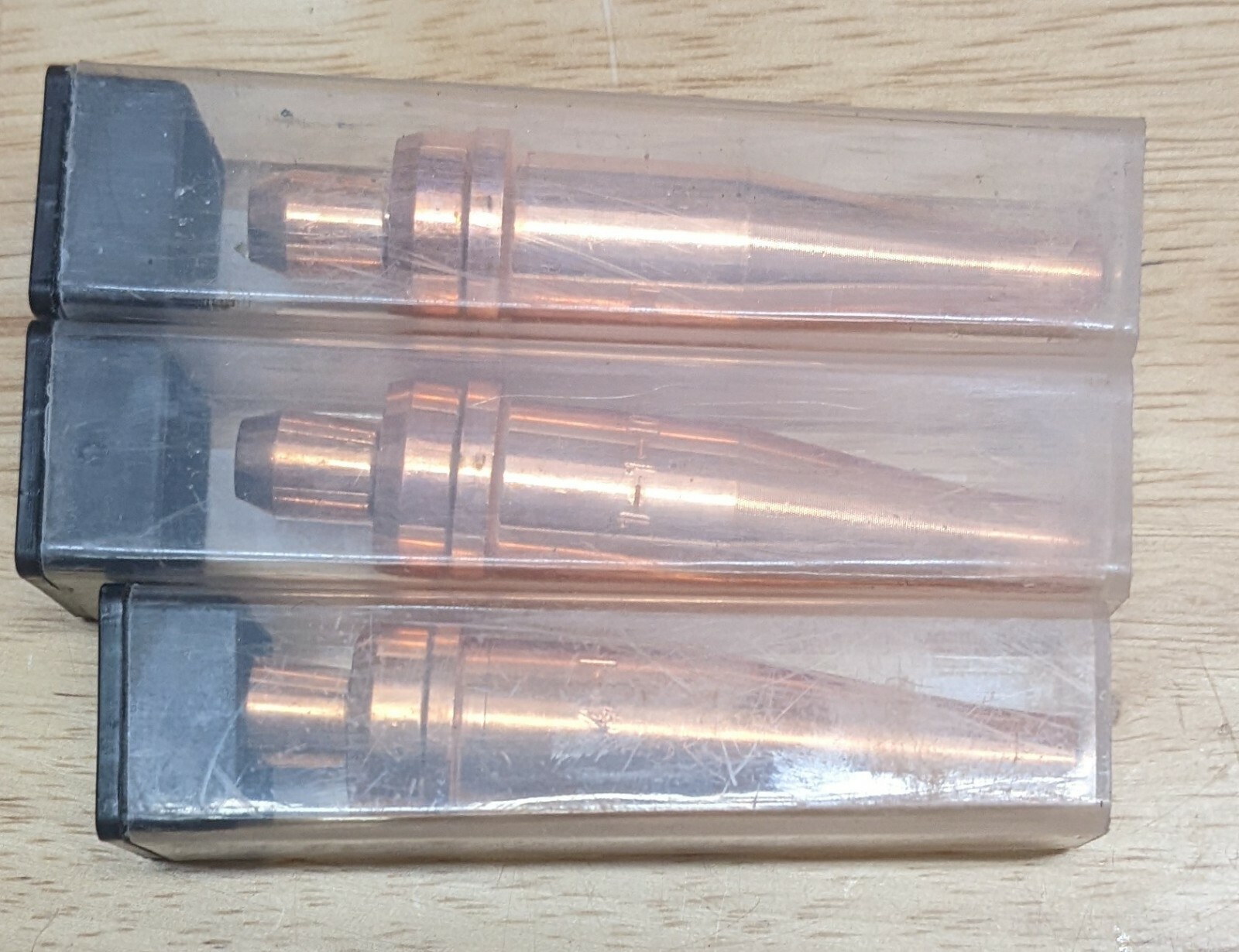 Lot of 3 – Blue Star Acetylene Cutting Tips One 1-101-4 and Two 1-101-1