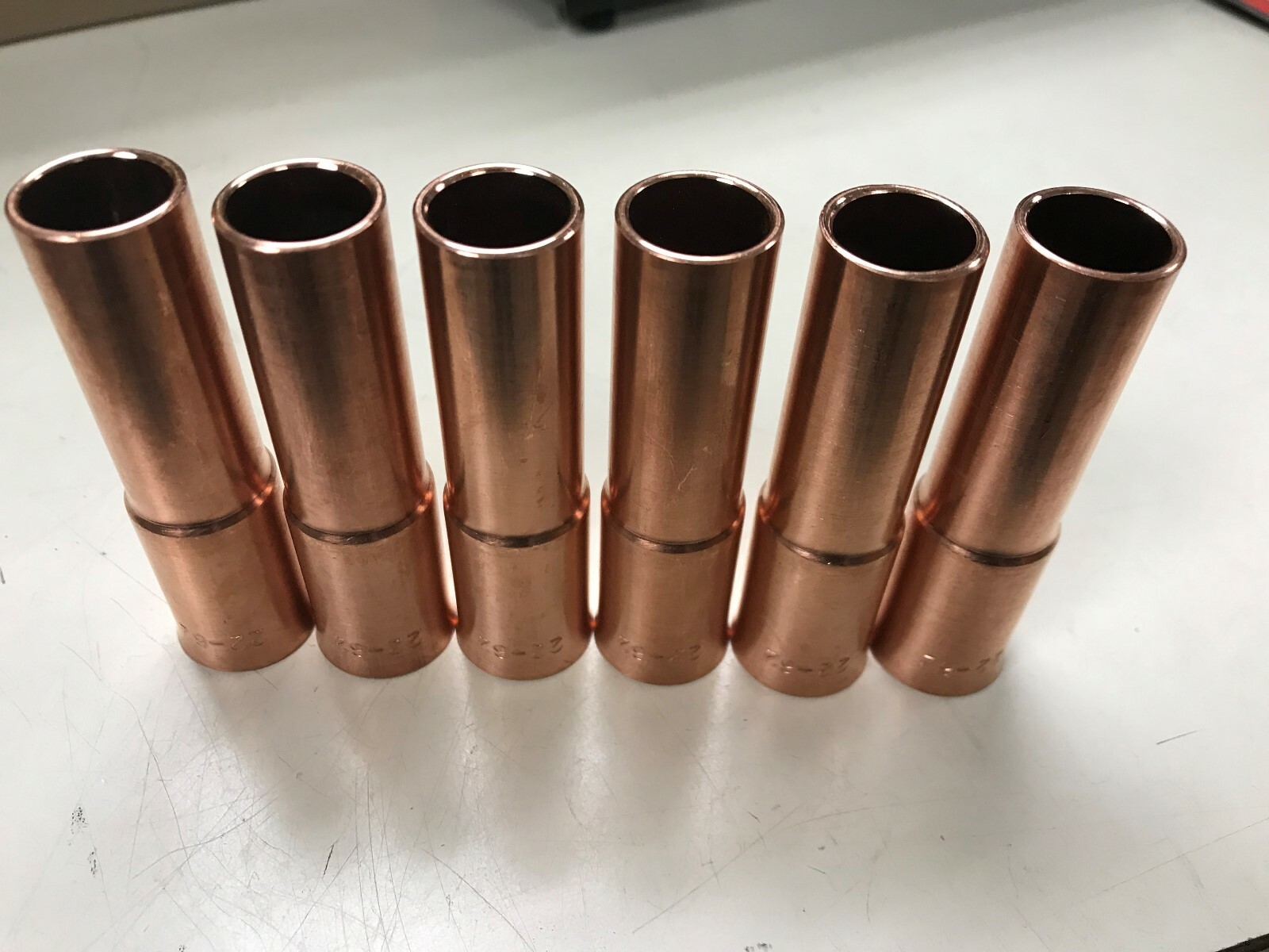 ATT 6-pk MIG Welding Gun Nozzle 22-62 Tweco / Lincoln