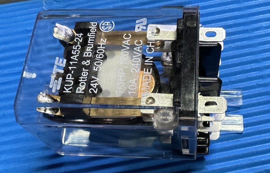 006393 RELAY 24V AC 2PDT Miller Replacement Part New