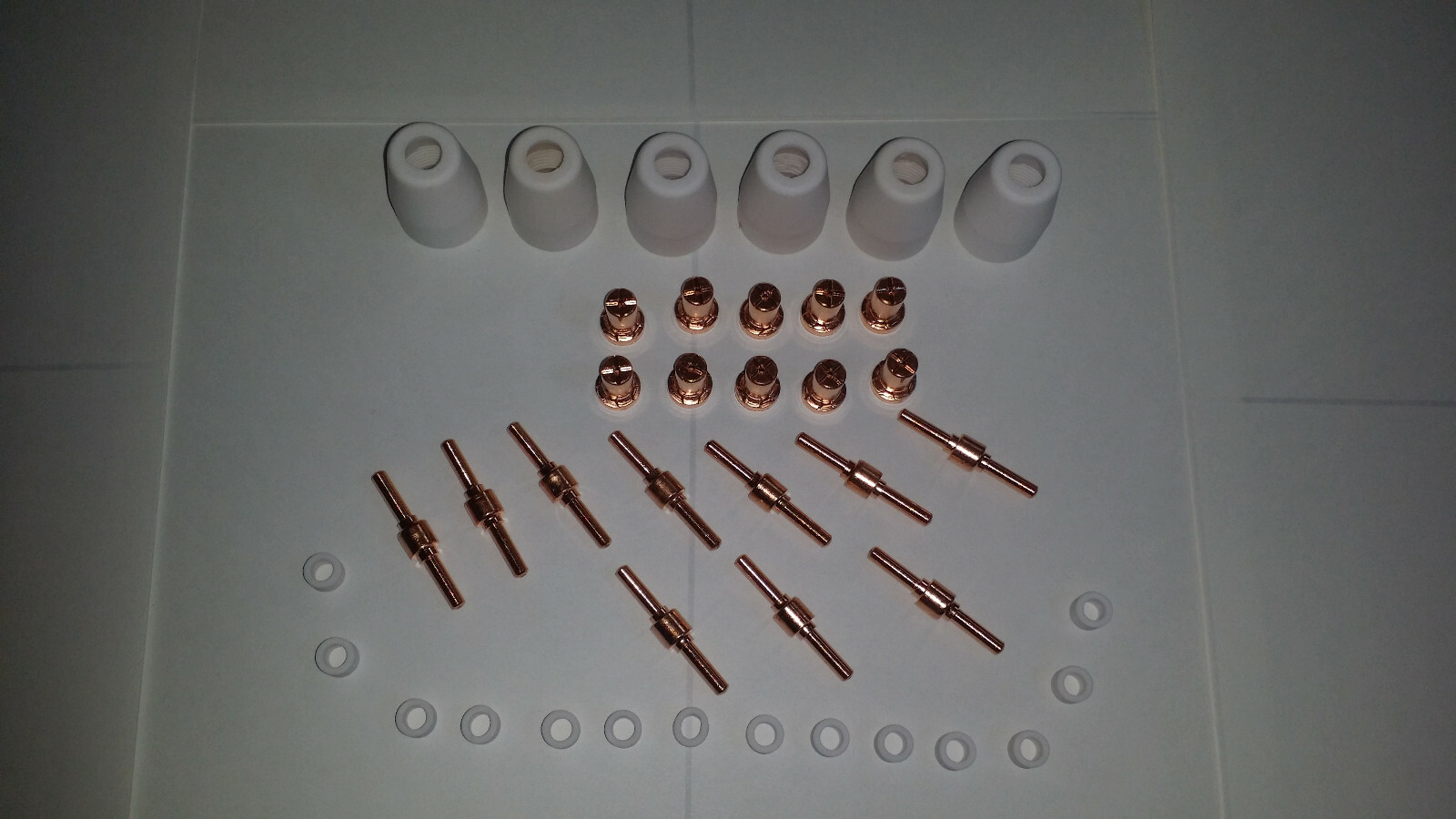 REBOOT RBC-4000 PLASMA CUTTER CONSUMABLES 40PCS COPPER EXTENDED CUT40 40amps