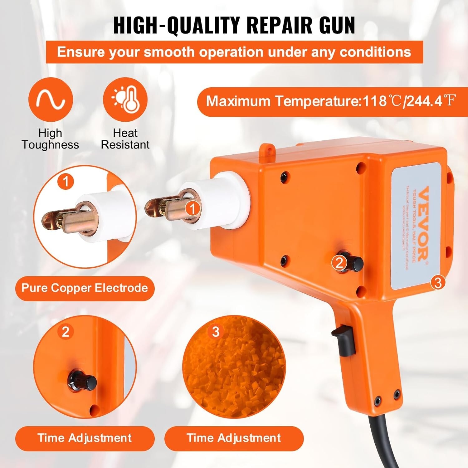 VEVOR Stud Welder Kit, 5500 Stud Welder Dent Repair Kit, 800VA Spot Welder St…