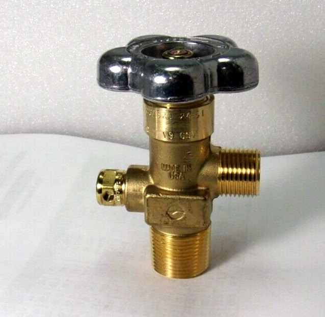 Sherwood CGA320 CO2 Carbon Dioxide, Cylinder Brass Valve 3/4″ NGT