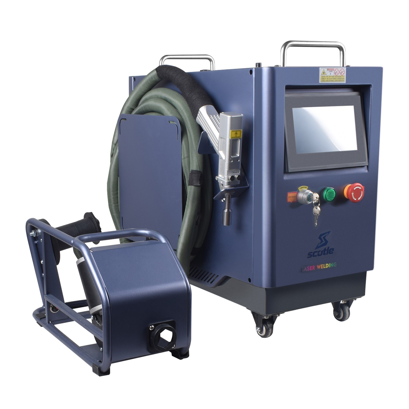 2000W Fiber Laser Welder 4in1 Air Cooling Laser Welding Cutting Cleaning Machine