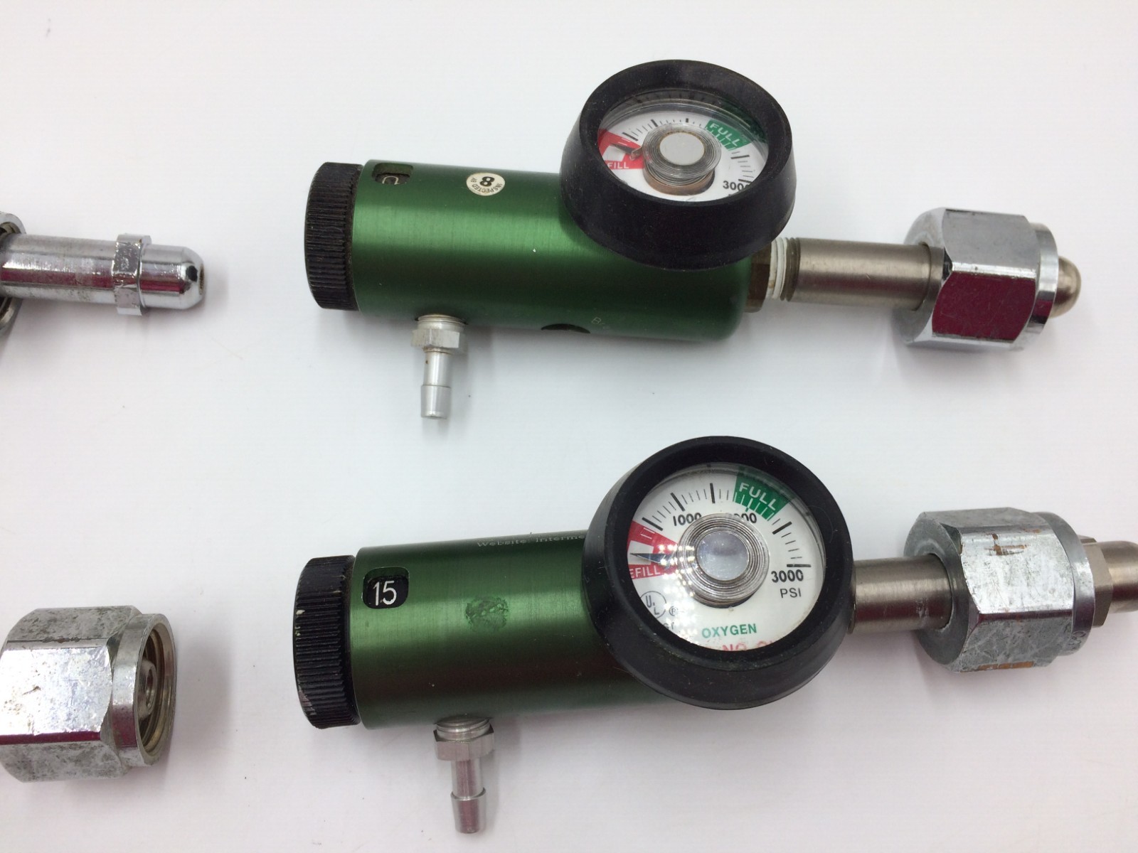 4 Intermed Oxygen Gas O2 Regulator Gauge 15B/540,Made in USA