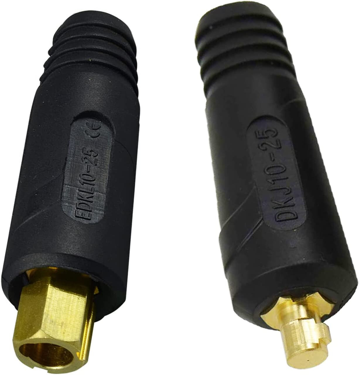 Welding Cable Joint Quick Connector DINSE 100-200Amp EDKL10-25 DKJ10-25 2pcs