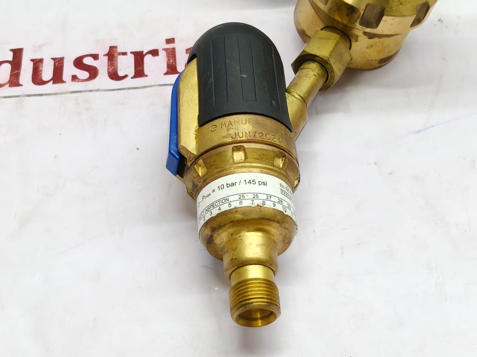 Unitor Survitec 530 OX 10 BAR Oxygen Regulator GCE EN ISO 2503 Class 3 200 Bar –
