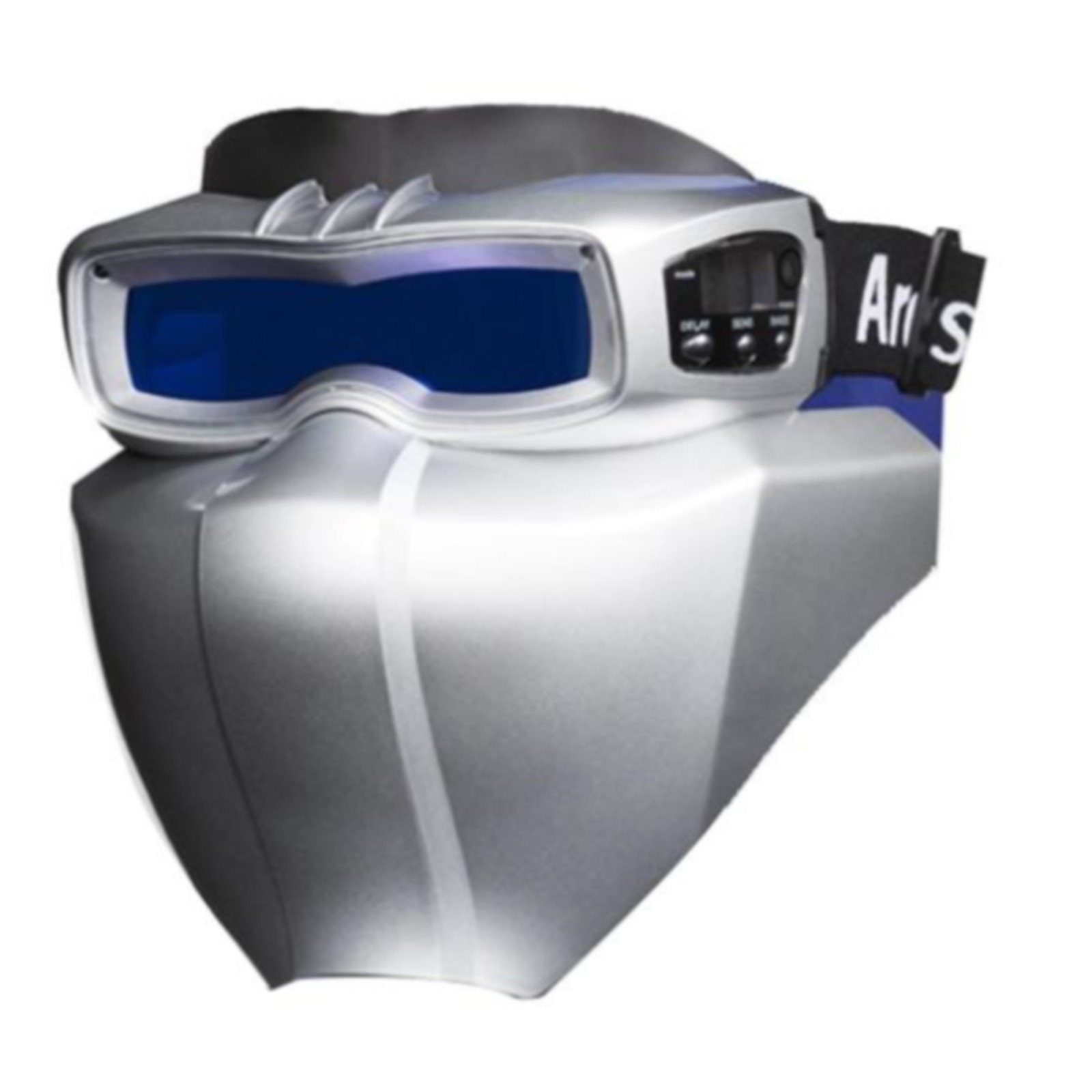 Servore ArcShield 2 Air Auto Darkening Welding Goggle Helmet Silver Korea