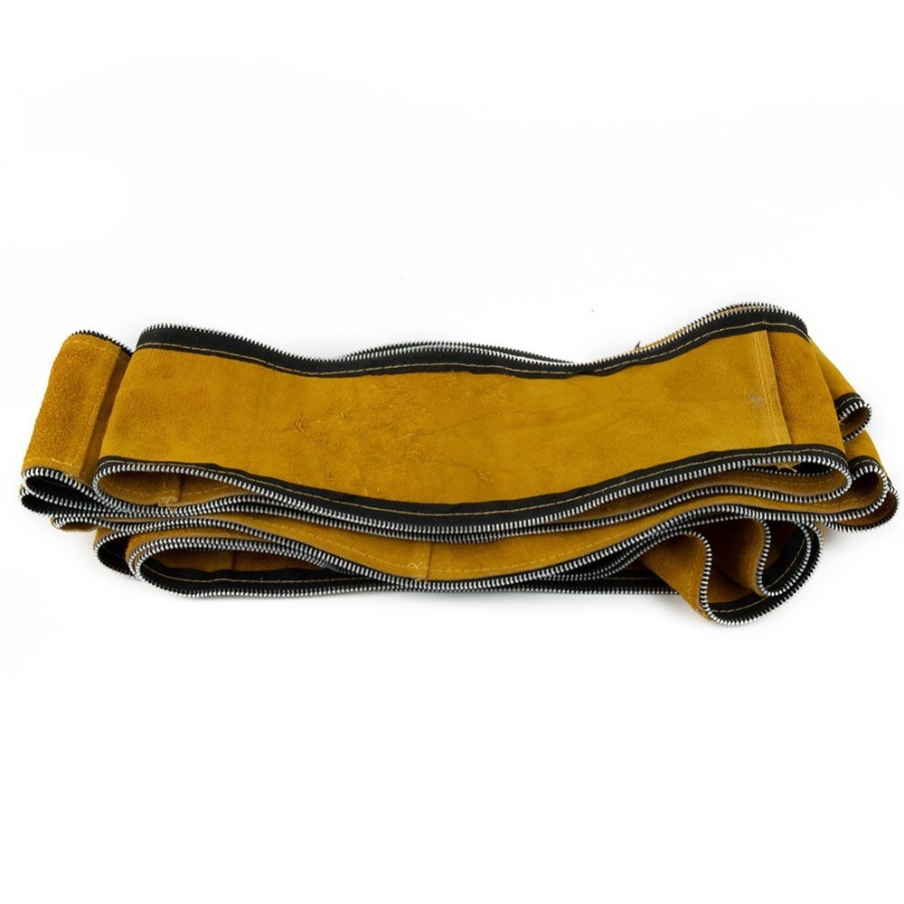 TIG Mig Cowhide Leather Welding Torch Cable Hose-Cover 25ft L 4in W With