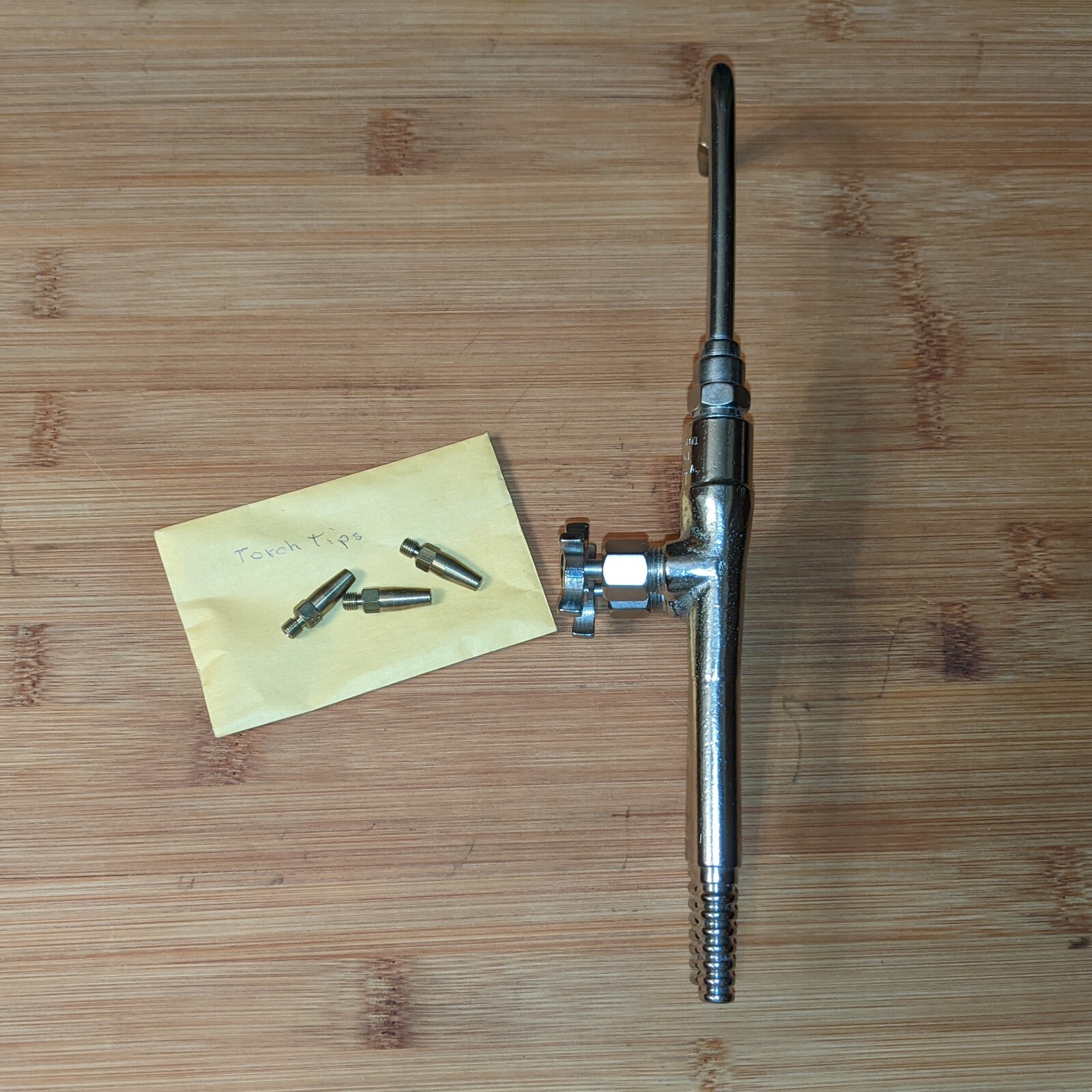 Jewelers Gas Torch HR Superior No. 11-401 Welding Soldering With 4 Tips USA