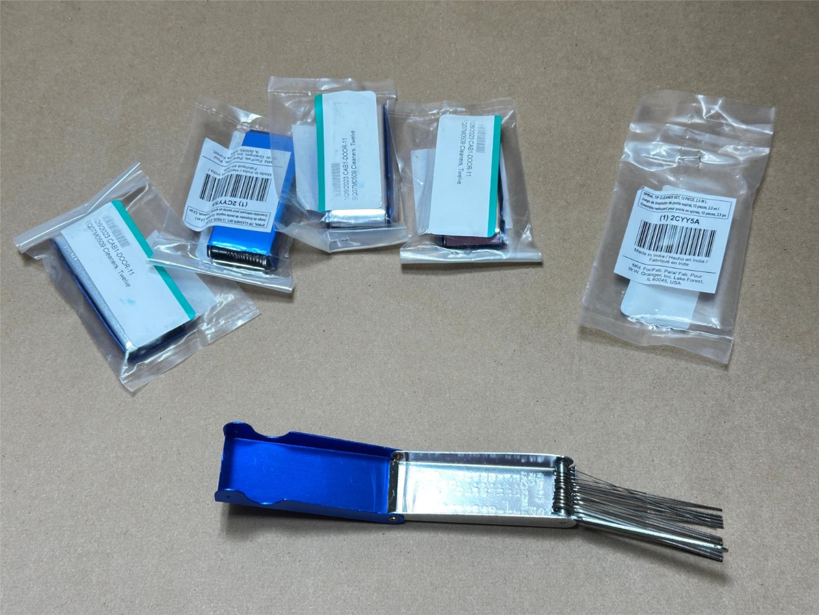 5x Pack 2CYY5A 13PC Spiral Tip Cleaner Set
