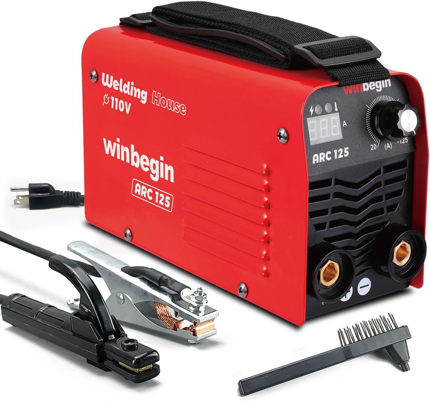 125A 110V Mini Welding Machine, Arc Welder & Stick Welder, Portable IGBT Inverte