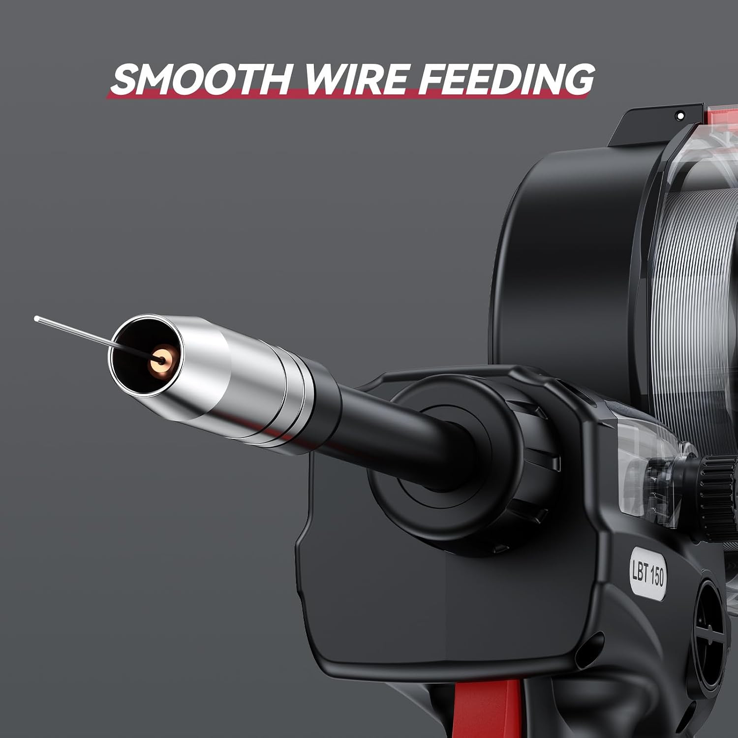 Spool Gun for Aluminum Welding Euro Connection 5-Pin 10FT for MIG205MP, MIG205P