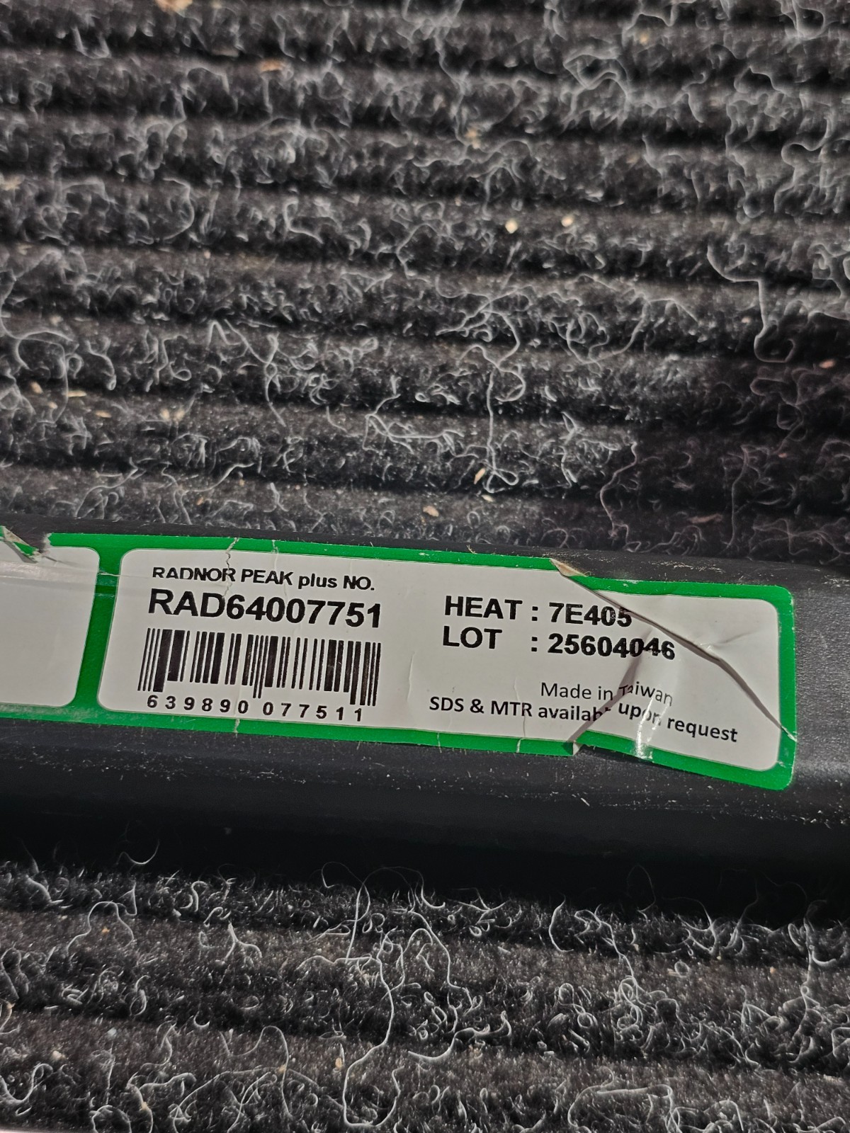 (QTY 2) Radnor RAD64007751 Stainless TIG Rods ER308/308L 3/32″X36″ 10lb each