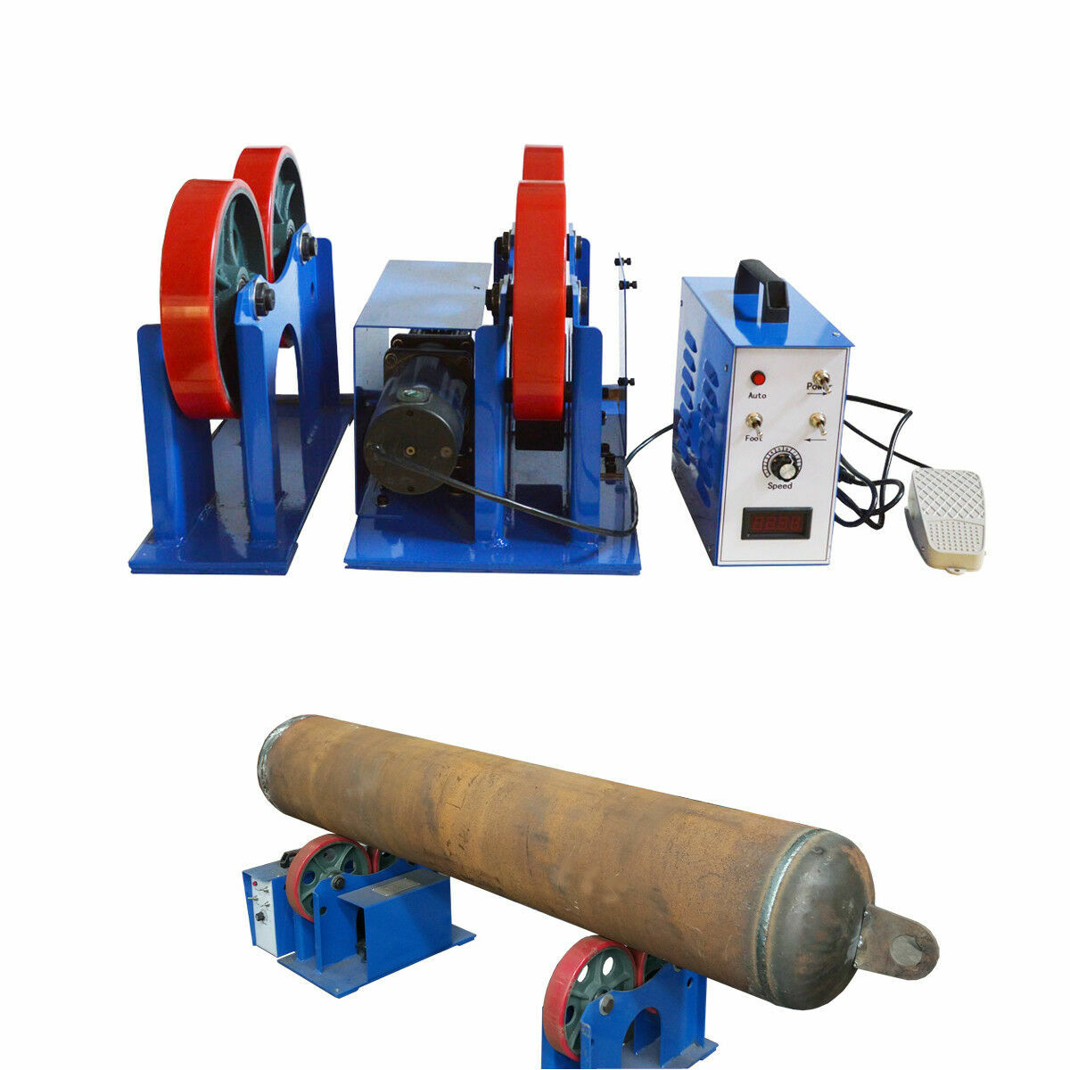 110V 2000LB Turning Rolls Positioner Roller Rotator Welding Equipment Metalwork