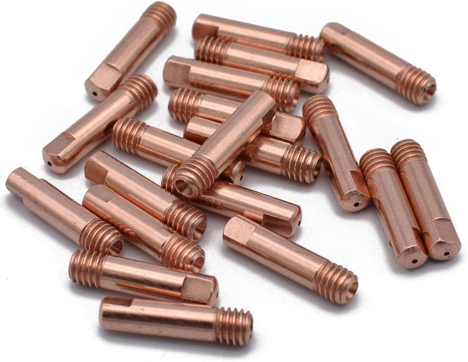 MIG/MAG Welding Torch Copper Contact Tips .023” – 20pcs M6 Compatibility
