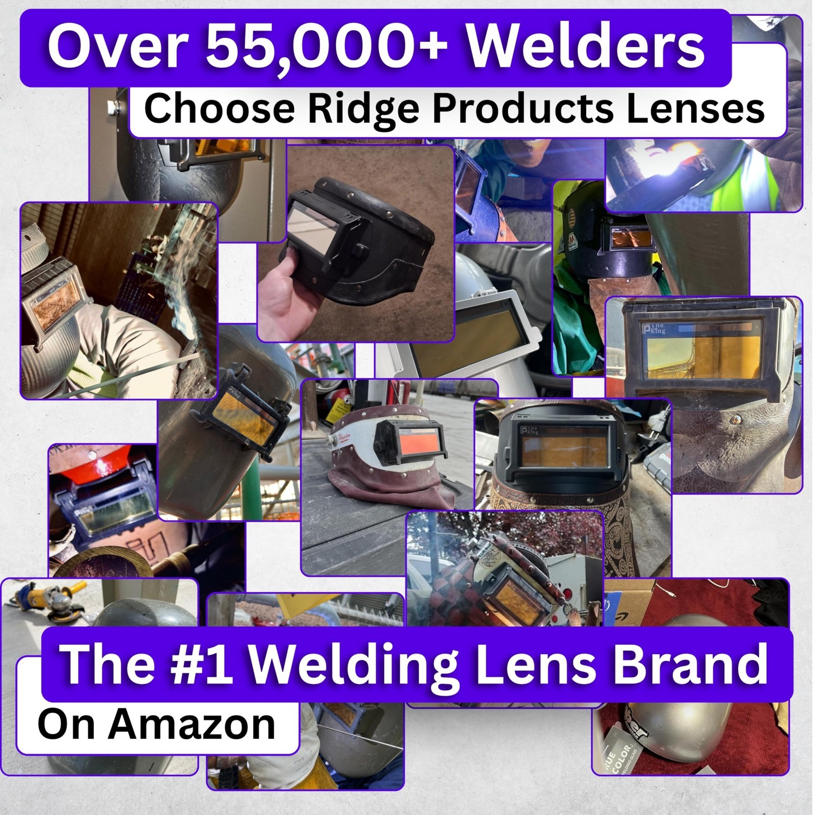 Adjustable Blue Auto Darkening Welding Lens 2″x4.25″ | Shades 5-13 | TrueColor V