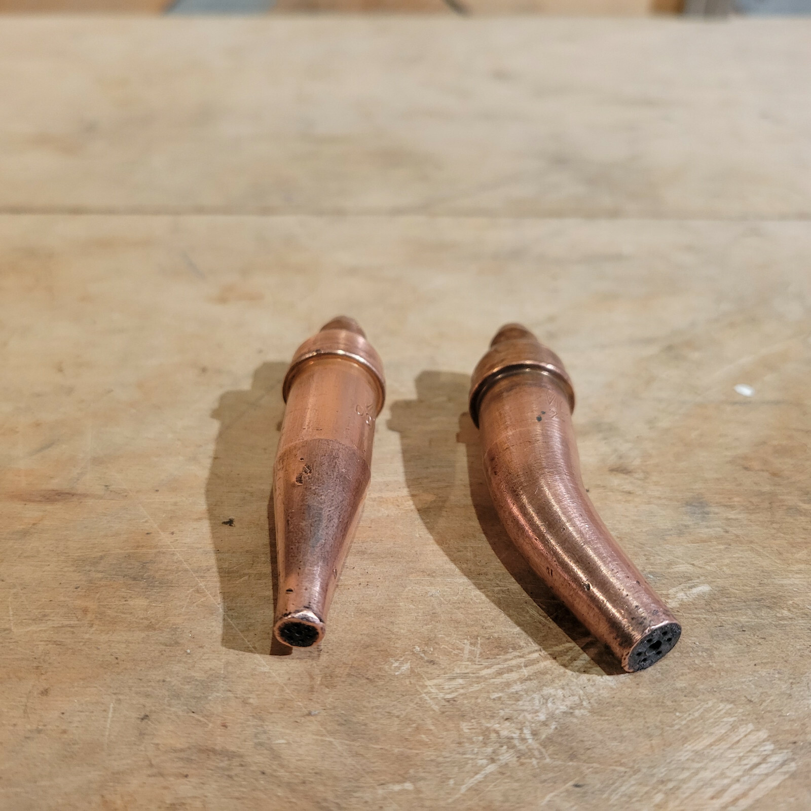 Victor Cutting Torch Tips Pair 2 1 118 & 00 1 101 Acetylene Swanky Barn