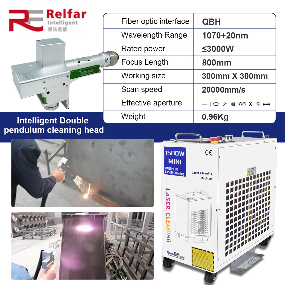 2000W Laser BWT Rust Removal Tool Laser Cleaning Machine Remove Oil Paint Wood