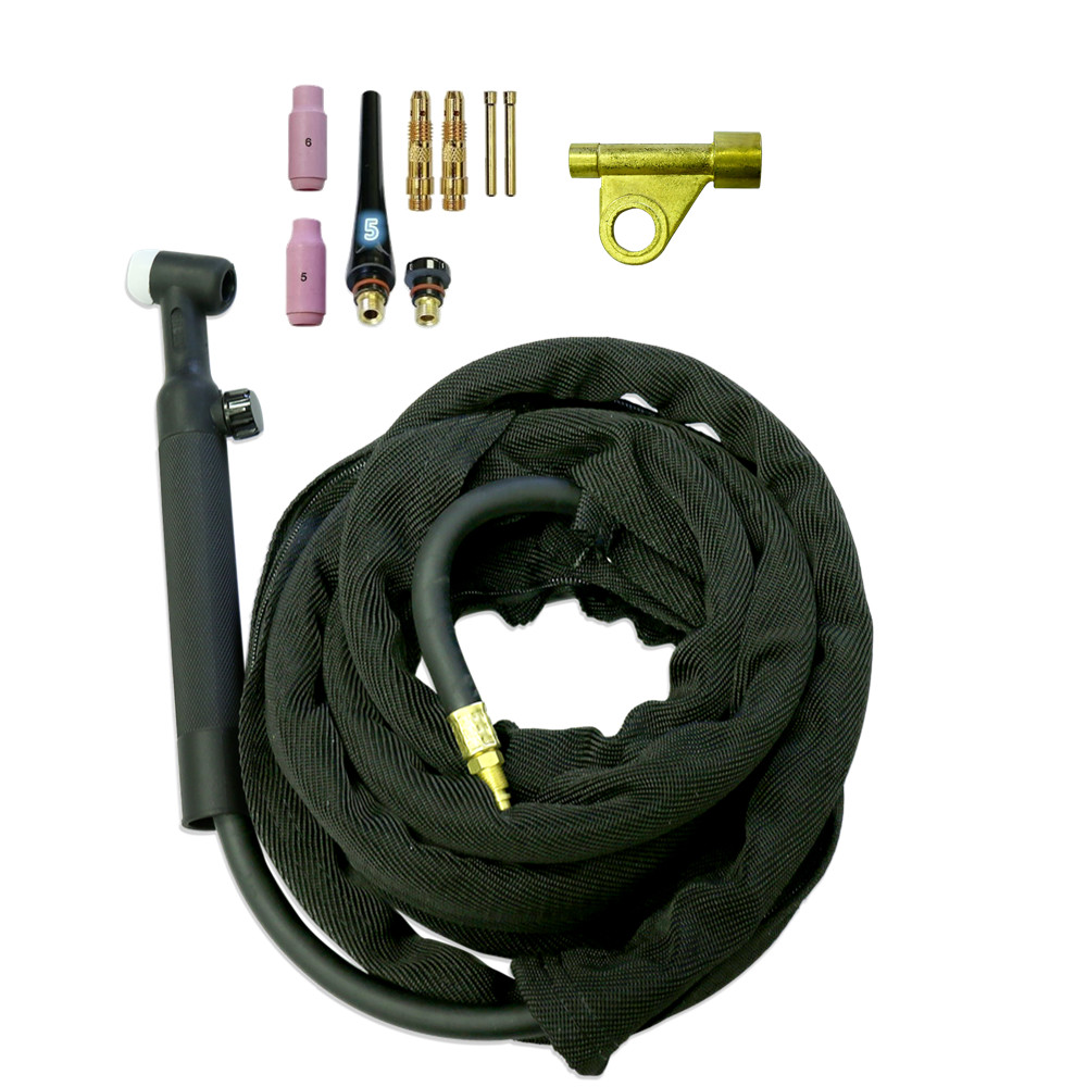 WeldingCity® TIG Welding Torch Package WP-17V Valve Head 150A 25-ft Air-Cool US