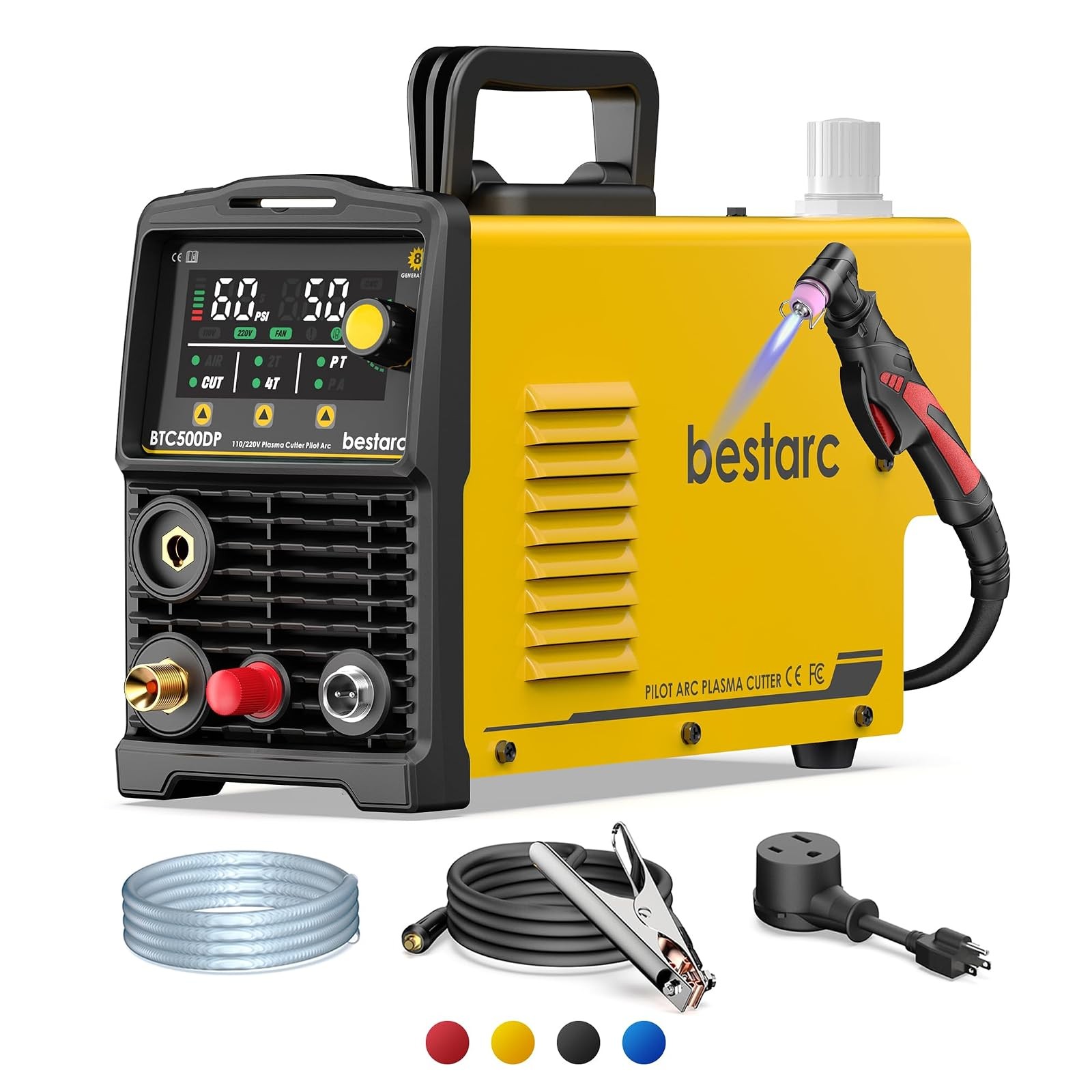 bestarc Pilot Arc Plasma Cutter 50A 110 220V Dual Voltage