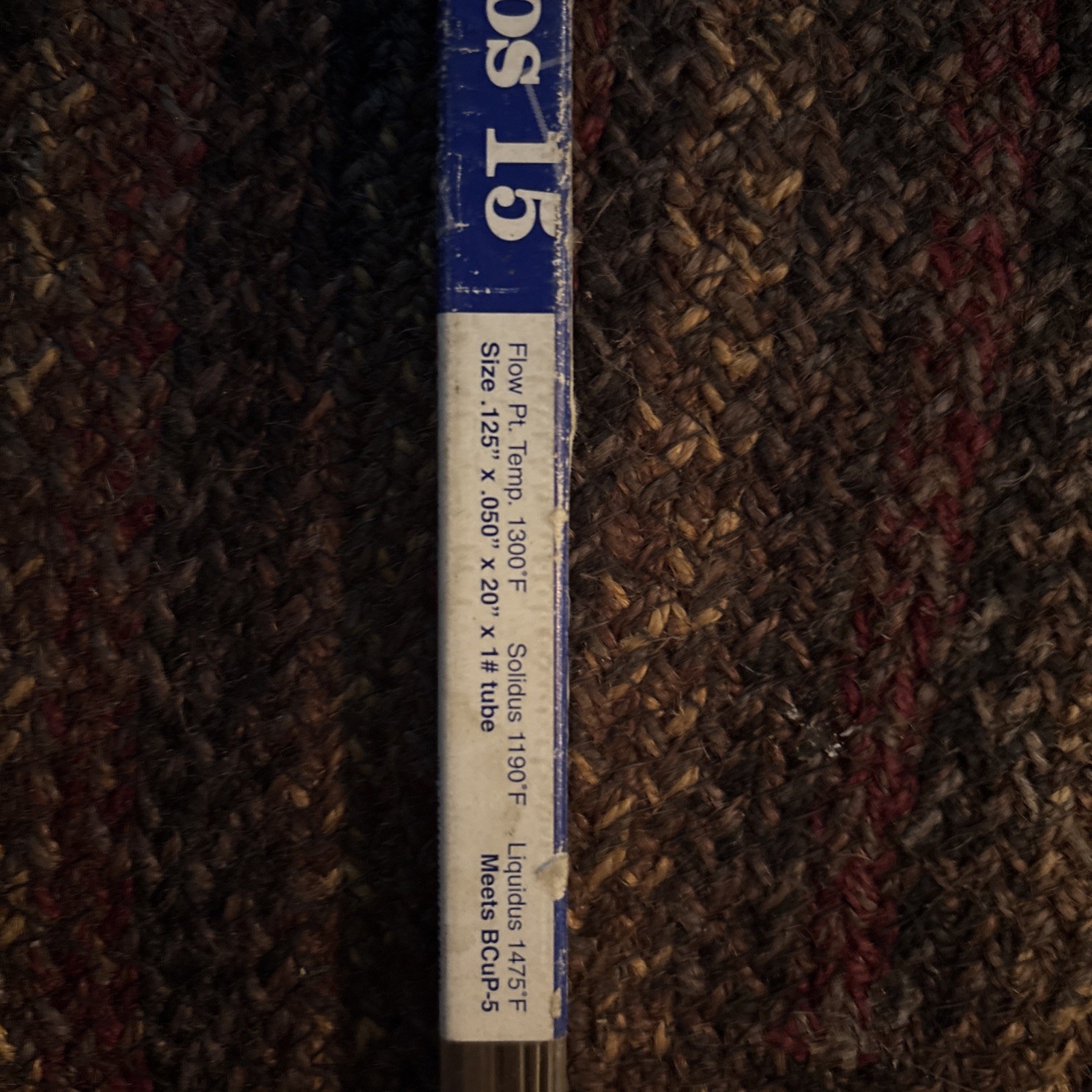 Lucas-Milhaupt SIL-FOS 15 Brazing Rod 15% Silver 19 Plus Halves
