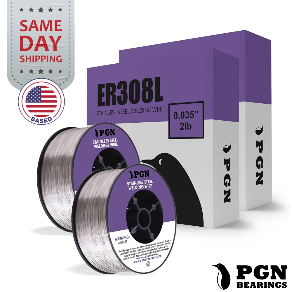 (2 x 2-Lb Spools) PGN ER308L .035″ MIG Stainless Steel Welding Wire