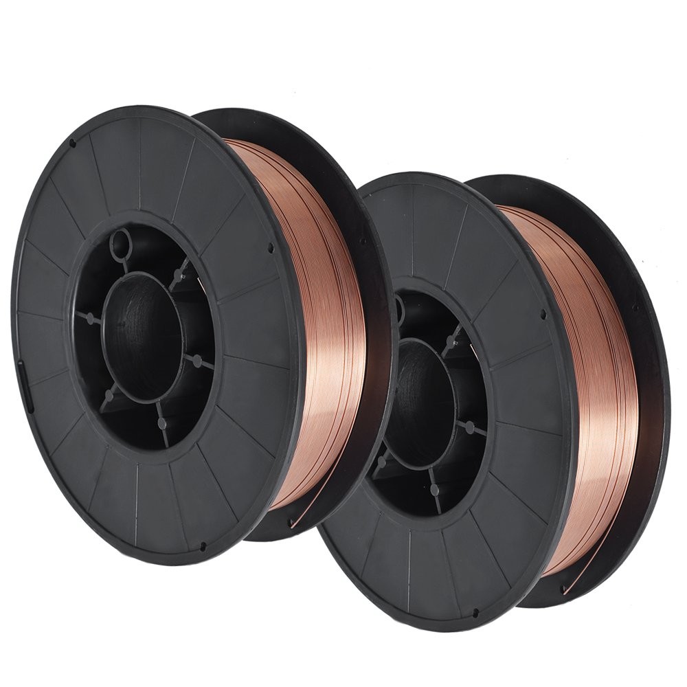2 Roll 10-Lbs Roll ER70S-6 .035 Inch (0.9mm) Mild Steel MIG Welding Wire
