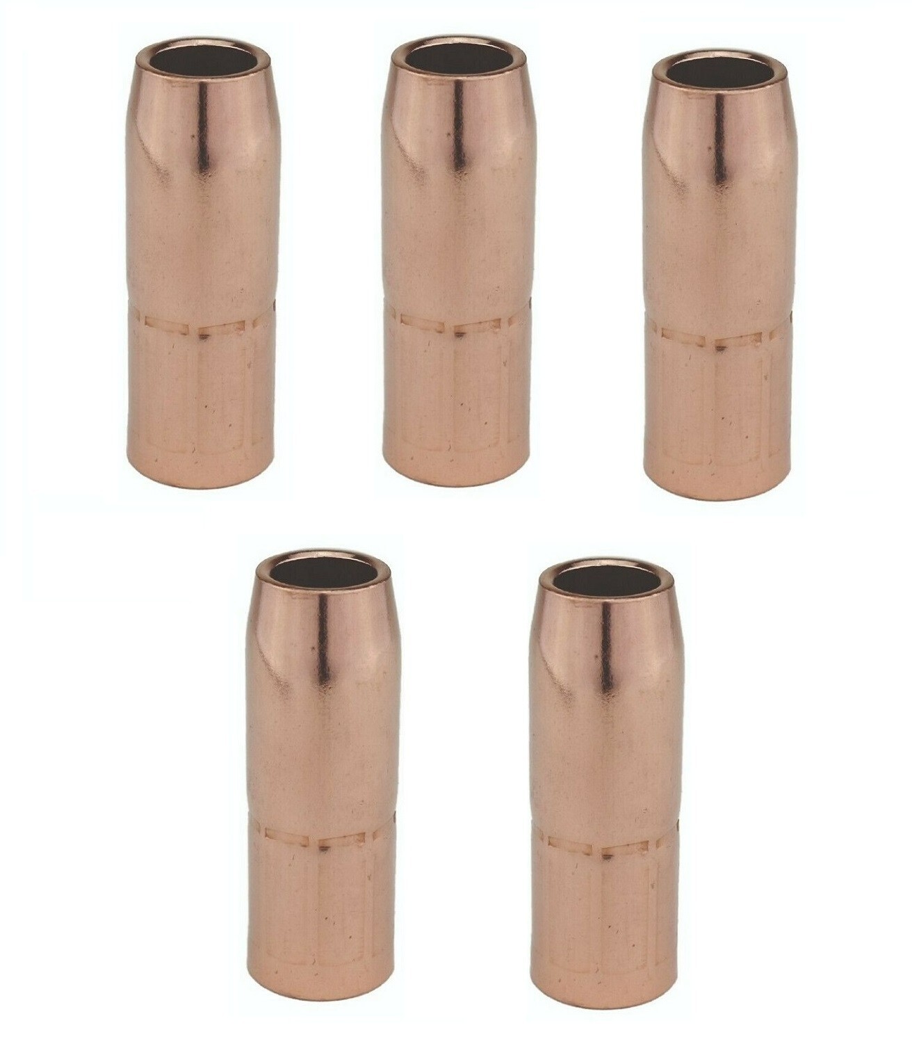MIG 169-724 Welding Nozzles 1/2″ Recessed for Miller M25/M40 Mig Gun PK of 5
