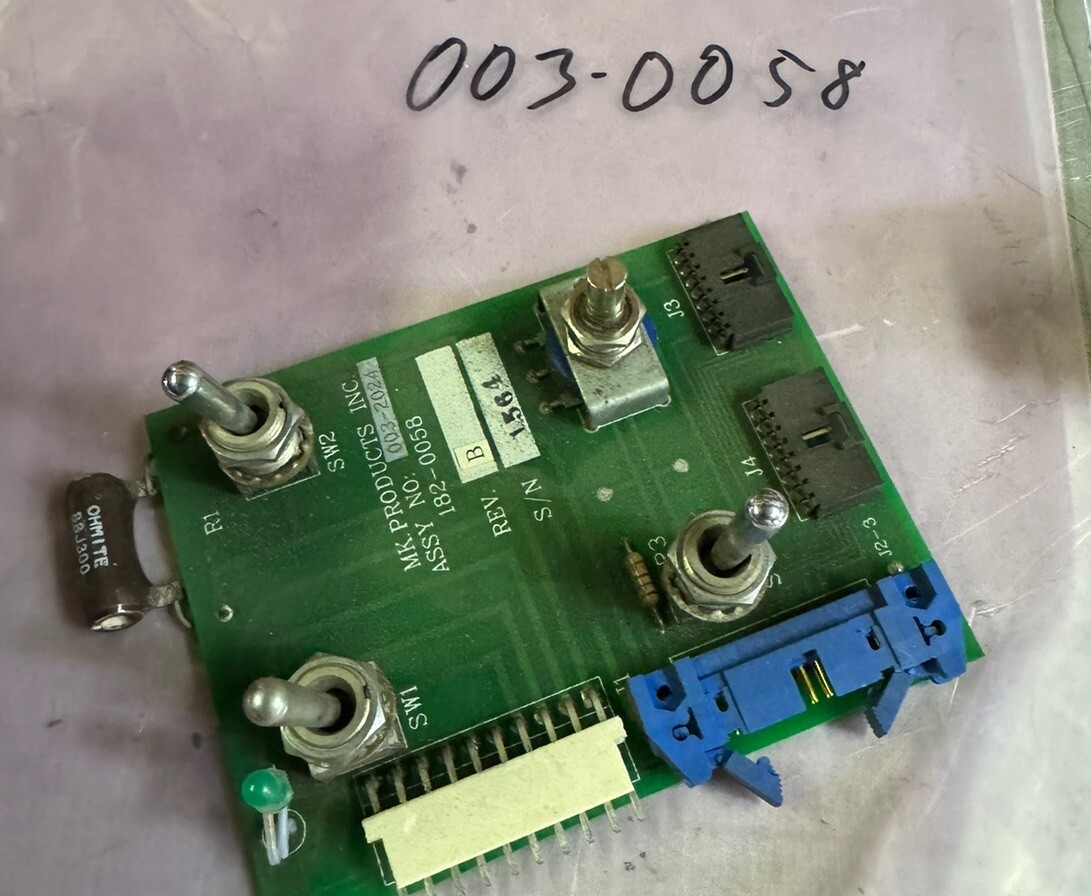 MK Cobramatic Parts 0030058 PC BOARD ASSEMBLY Used Tested