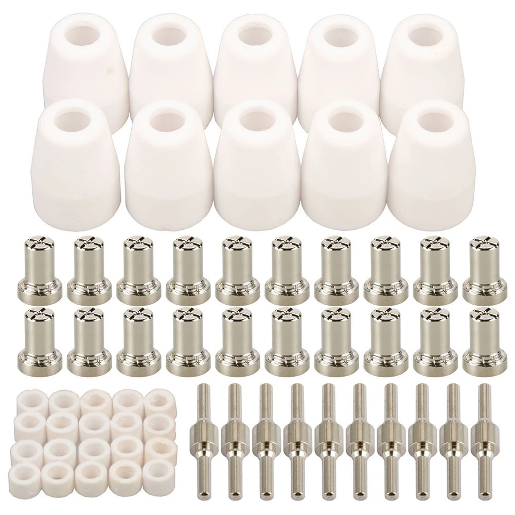 Plasma Cutter Torch 10pcs Electrodes 10pcs Shield Cups 20pcs Nozzles Brand New