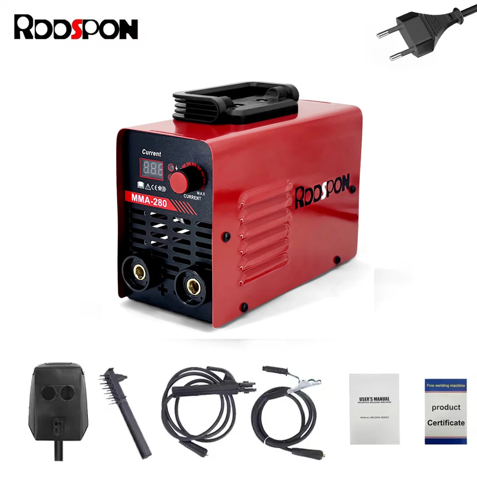 MMA 280 Welding Machine 220V EU Plug ARC LED Digital Display DC Inverter Portabl