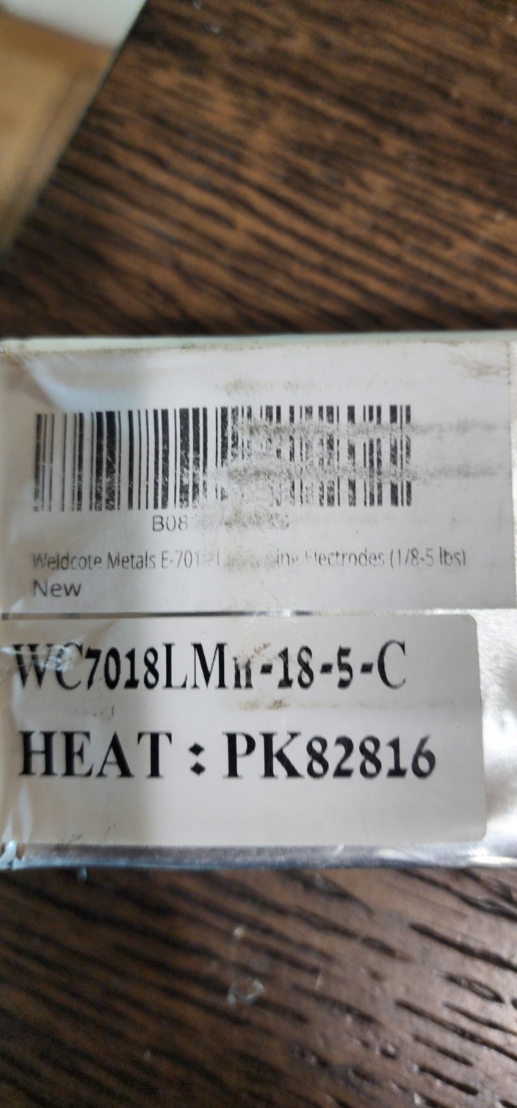 Weldcote Metals Low Manganese Emission Coated Welding Electrodes 1/8″ 5 Lbs