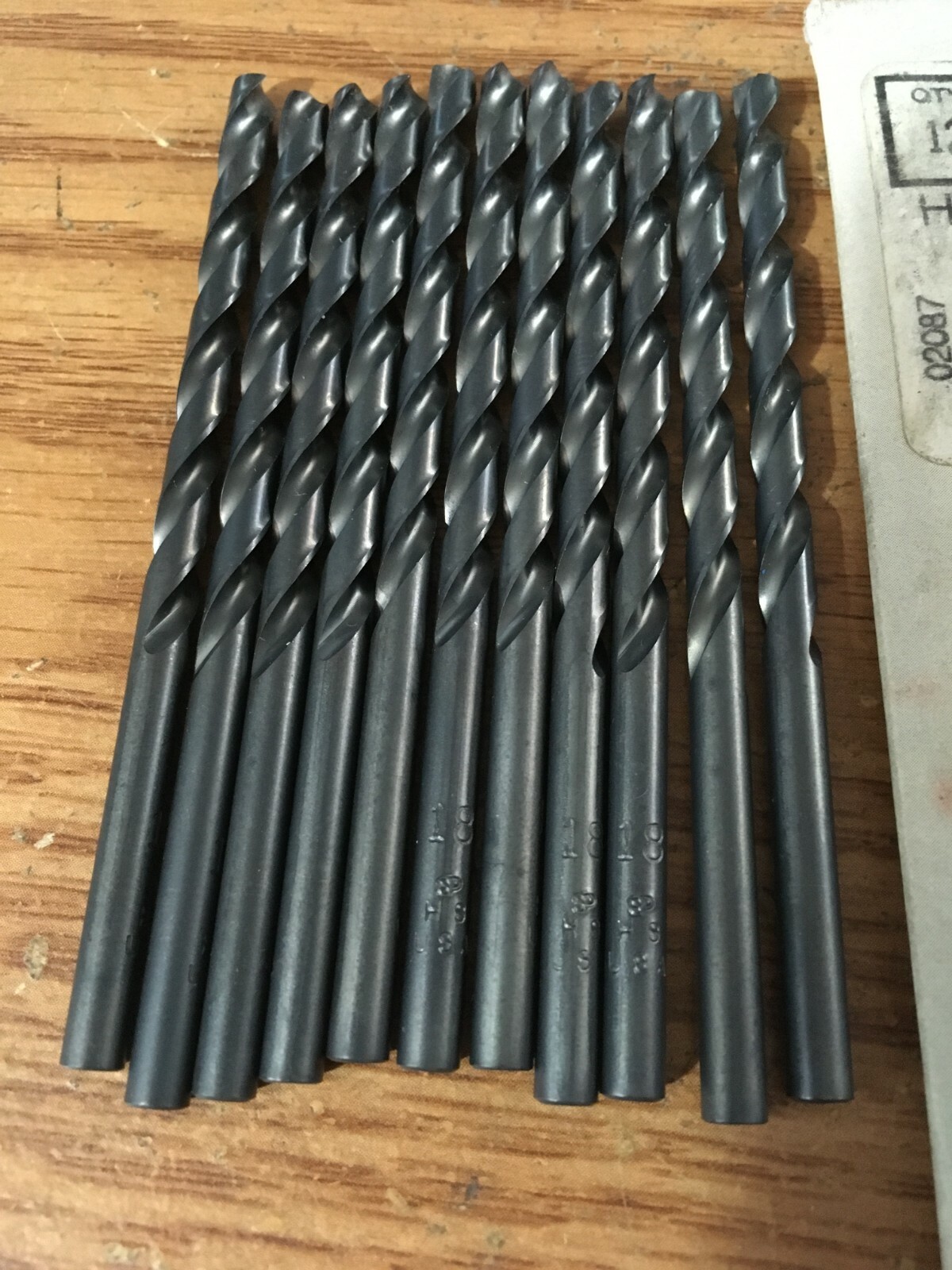 (11) #18 HSS 118° Black Oxide Finish Jobber Drill