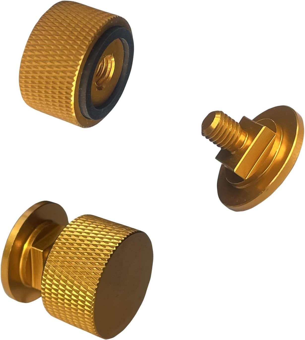“Sujetadores de casco para capucha de soldadura (tubería) de aluminio, dorados “