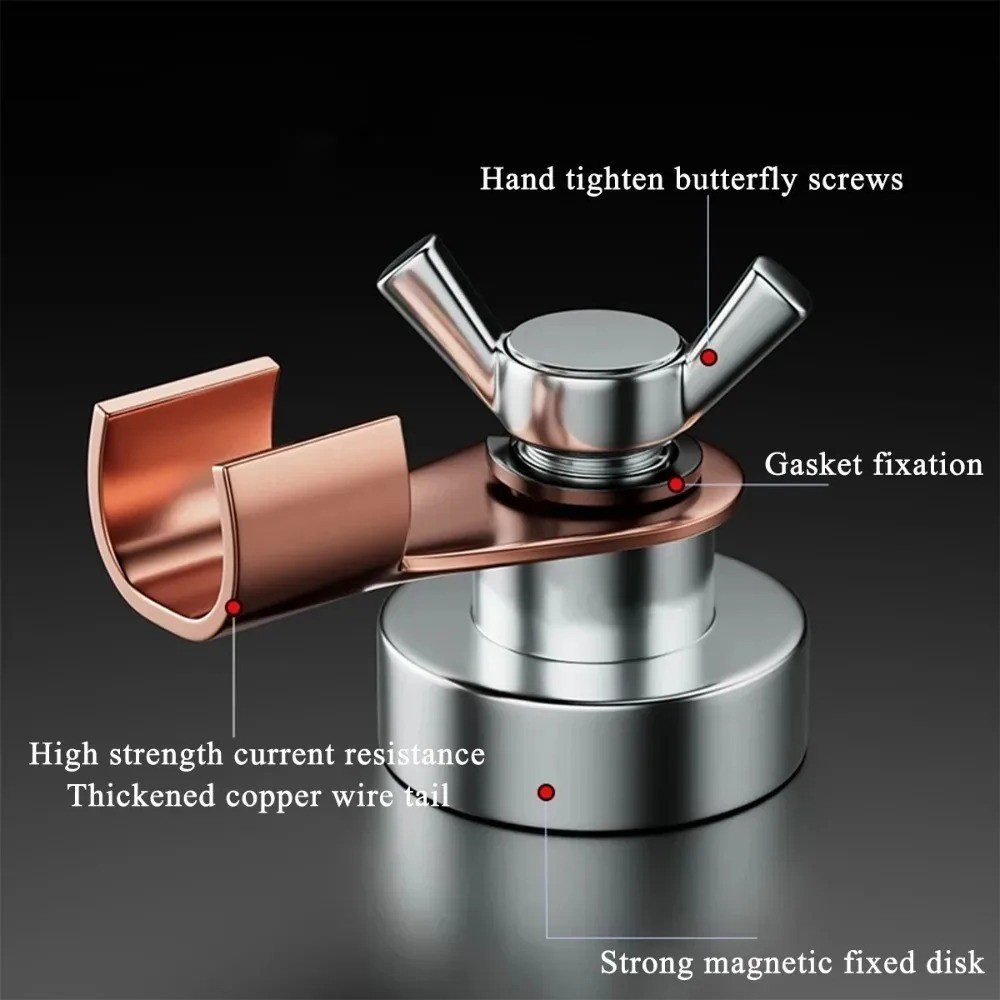 Magnetic Welding Ground Clamp Holder Strong Magnet Grounding Tool For Welder