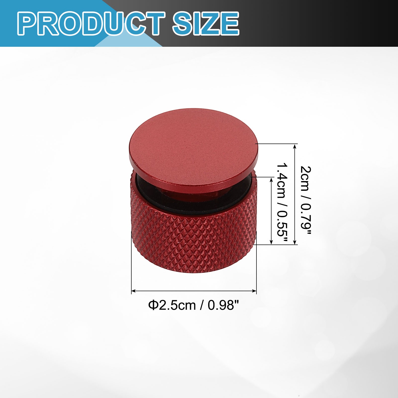 Pipeliner Welding Hood Helmet Fastener with Anti-Slip Rubber Cushion, Red