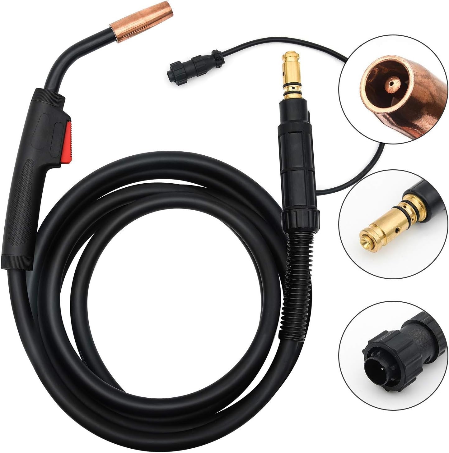 Lightweight Lincoln Magnum 100L Compatible 100Amp MIG Gun – 10Ft Replacement