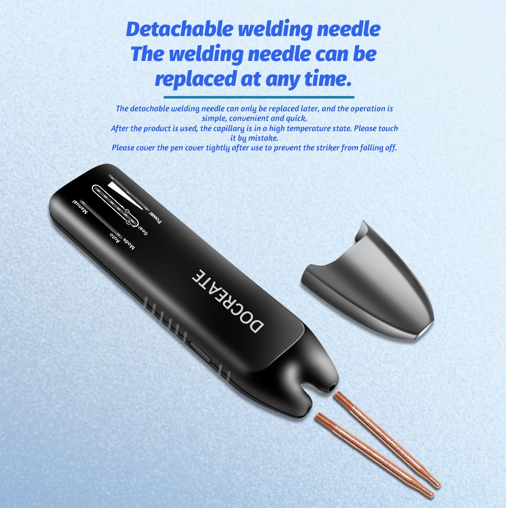 Portable Spot Welder Handheld 18650 Phone Battery Welding Machine Tools + Nickel