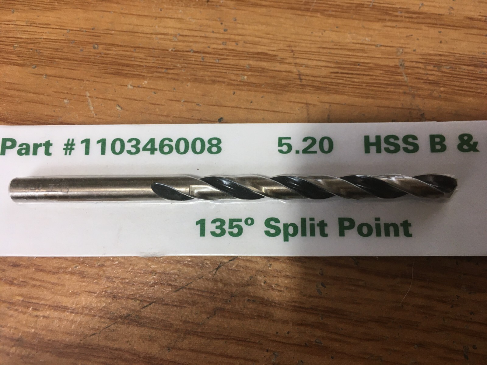 5.2mm 135° Split Point Black & Gold Premium FMT® Drill Bit