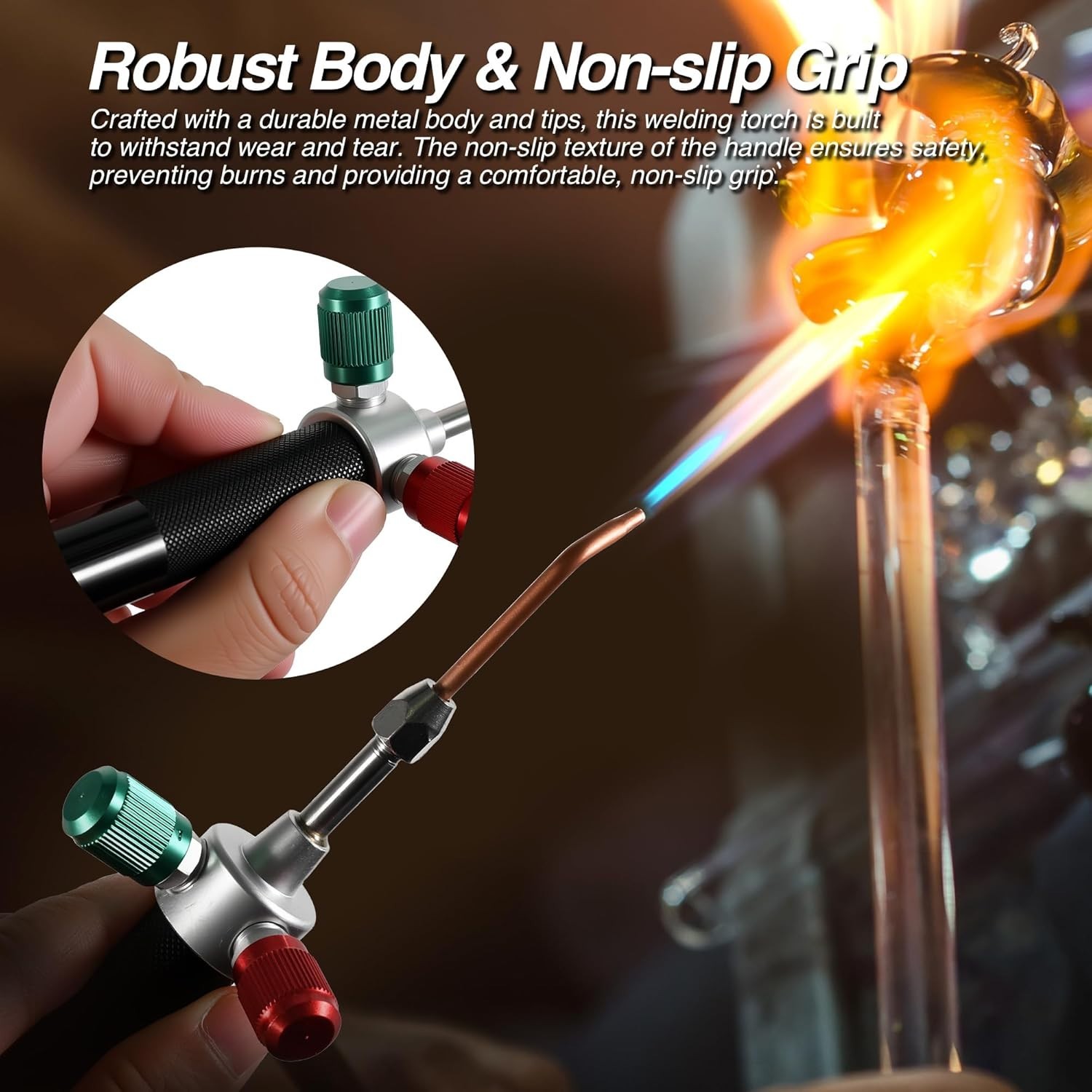 Professional Oxygen Torch Kit with 5 Welding Tips – Perfect for Crafts & Repairs