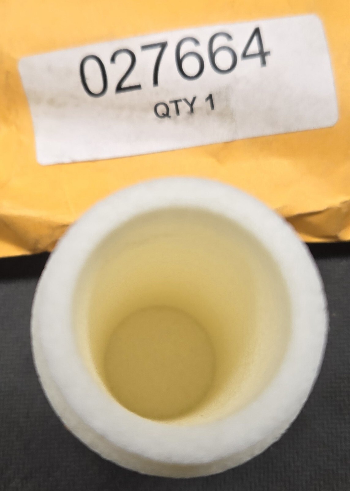 027664 Filter, 1.5 Inch Diameter Cylinder Insert Polyethyle